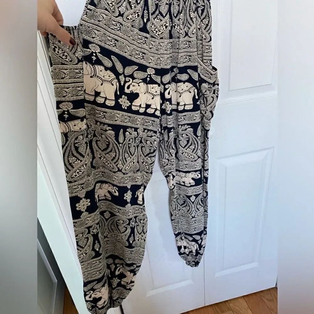 Elephant & Indian Patterned Jumpsuit - Picture 3 of 6